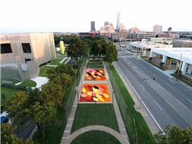 Oklahoma slam cunk: Indigenous artist invites visitors to shoot hoops as part of his latest show