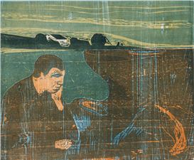 Edvard Munch, Reprinted: A Study in Process at Harvard Art Museums