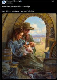 Painter Says DHS Stole and Retitled His Work for Social Post About ‘Homeland’s Heritage’