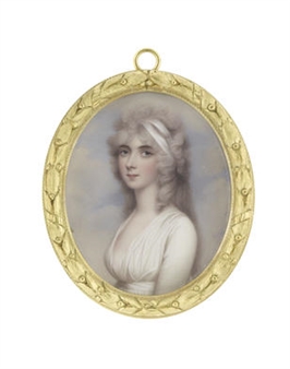 Portraits of the 'It Girl' of her time in the early 19th century and her lovely mother for sale at Bonhams Portrait Miniatures Sale