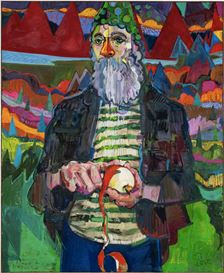 Literary Citations Abound in Andrew Salgado’s Vibrantly Layered Portraits