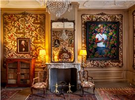 Kehinde Wiley unveils "Flourish" in Netherlands debut at Museum Van Loon