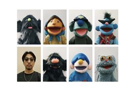 face oka Blends Art, Puppetry and Satire in ‘THE KIDDING HEADS’