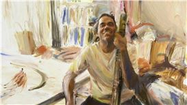 Finger Painting by Artist with Nerve Injury Wins Australian Art Award