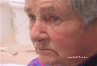 Agnes Martin in the documentary "With My Back to the World"