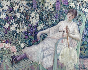 Frederick Carl Frieseke's "The Garden Chair" Achieves $962,500