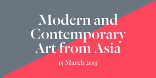 BONHAMS PRESENTS THE FIRST EVENING SALE OF MODERN AND CONTEMPORARY ART FROM ASIA IN HONG KONG IN MARCH 2015