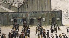 Exhibit lets visitors walk through Lowry painting