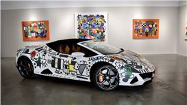 Weekly UAE Museum and Gallery Guide: A Painted Lamborghini and Art with Raw Meat