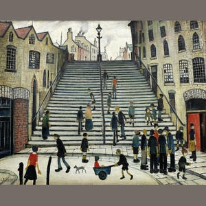 L.S. Lowry's 'Steps at Wick' to be previewed at Bonhams Scottish Art Sale in Edinburgh, 8th - 12th September