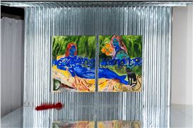 Nicholas Grafia “Shades of Blue” at Hua lnternational, Beijing