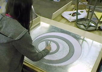 Tauba Auerbach talks about combining fine art with science and mathematics