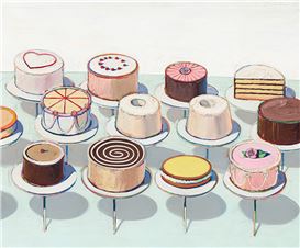 Wayne Thiebaud's edibles, landscapes, and figures on view at Paul Thiebaud Gallery