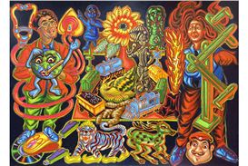 Sakshi Gallery presents Anirban Mitra's exploration of science, history, and pop culture