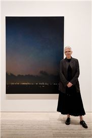 Jude Rae Wins the Wynne Prize 2025 for Pre-Dawn Sky over Port Botany Container Terminal