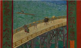 Masterpiece Story: Bridge in the Rain (After Hiroshige) by Vincent van Gogh