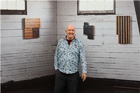 Renowned artist Sean Scully talks at the Parrish Art Museum, July 25