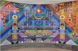 New York City’s 600-Foot-Long Subway Mural Recalls Hilma Af Klimt’s Astounding Mysticism