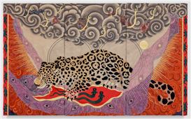 Artist Draws from South Asian Traditions to Create Layered Narratives with Spiritual Significance