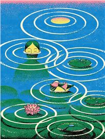 Muhammad Fatchurofi’s Contrasting Illustrations Ripple Between Boldness and Delicacy