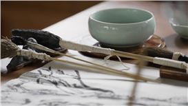 Wang Mansheng Turns to Nature to Make His Own Paintbrushes from Organic Materials