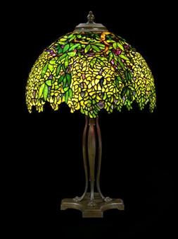 Tiffany Studios Laburnum Lamp Shined Brightly