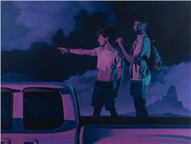 Esaí Alfredo’s Oil Paintings Merge Mysterious Narratives with ‘Miami Vice’ Noir