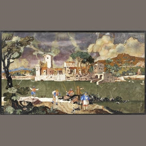 Suffolk valuation day surprise turns out to be Florentine picture panel - sold at Bonhams fine European furniture sale for £157,250