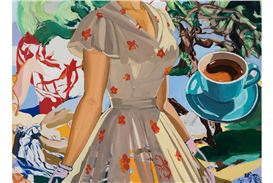 David Salle's AI-Driven Paintings Take Center Stage in London Solo Show