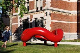 Sculptures by Isamu Noguchi in the Rijksmuseum Gardens this summer