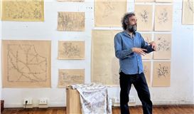 Inside Pietro Ruffo’s Studio in Rome: Maps, Myth, and Dior