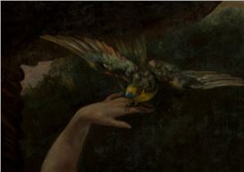 Masterpiece Story: Woman with a Parrot by Gustave Courbet