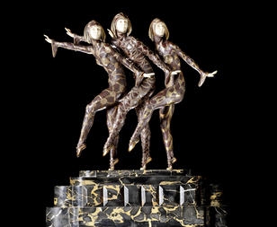 100 YEARS IN HIDING: 'LES GIRLS' JAZZ AGE DANCING GIRLS TO CONTINUE RUN OF SUCCESS FOR CHIPARUS AT BONHAMS