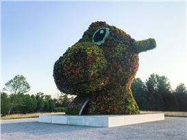 Jeff Koons ‘Split-Rocker’ Sculpture Gifted to LACMA by Lynda and Stewart Resnick