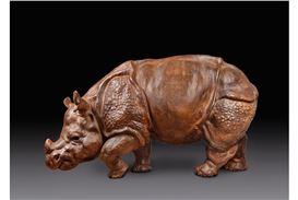 Rijksmuseum buys statue of the rhinoceros Clara