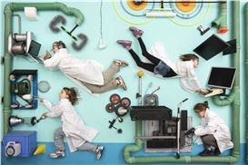 Rainbow Robot Space Ice captured through the lens of Jan von Holleben