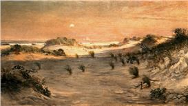 Masterpiece Story: Sand Dunes at Sunset, Atlantic City by Henry Ossawa Tanner