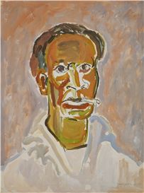 In Beauford Delaney’s Luminous Watercolors, Color Flirts With Line