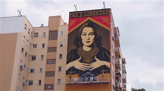 Shepard Fairey Mural in Málaga