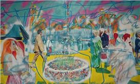 At the Mediterranean Gardens Biennale, the Ritual Painting by Francesco Lauretta