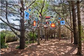Sarah Sze Debuts New Site-Specific Work at Landcraft Garden Foundation's Sculpture Exhibition