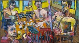 Andrew Salgado's "Self-Portrait as a Stack of Books"