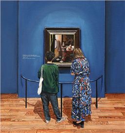 Artist Joe Fig debuts new works in exhibition that captures one of the largest gatherings of Vermeer paintings to date