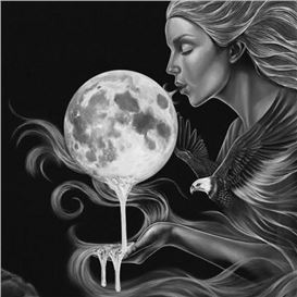 Artist Creates Dark Canvases Dripping with Vibrant Streaks of Paint