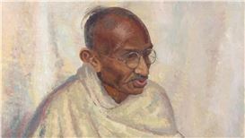 Rare Gandhi Oil Portrait Sold for More than $200,000