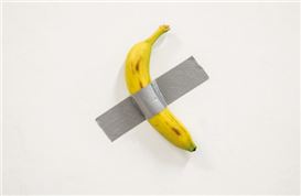 Visitor eats Million-Euro Banana at Metz Pompidou
