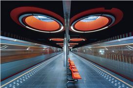Thibault Drutel Captures Architectural Symmetry in Europe’s Subway Stations