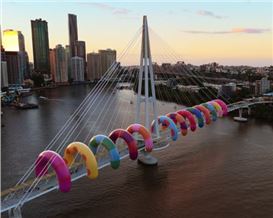Brisbane to be transformed by ‘explosion of extraordinary colour’ in citywide art takeover