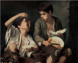 Masterpiece Story: Children Eating Grapes and a Melon by Bartolomé Esteban Murillo