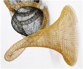 Caio Marcolini Weaves Delicate Metal Mesh into Spawning Cellular Sculptures